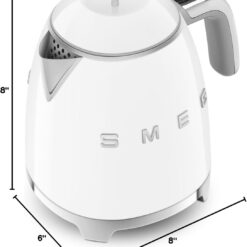 SMEG 50's Retro Style 3-Cup Mini Electric Kettle, White