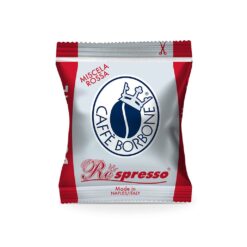 Caffe Borbone Nespresso Compatible Coffee Pods, Red Blend, Medium Roast, Premium Robusta Blend, Strong and Creamy, 100 Count