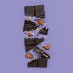 Hu Chocolate Bars, 12 Pack Almond Crunch Chocolate, Fair Trade Dark Chocolate, 2.1oz Each