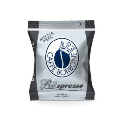 Caffe Borbone Nespresso Compatible Coffee Pods, Black Blend, Medium Roast, Arabica and Robusta Blend, Intense and Robust, 100 Count