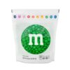M&M’S Green Milk Chocolate Candy, 2lbs of M&M'S Resealable Pack for Candy Bars, Bulk Chocolate