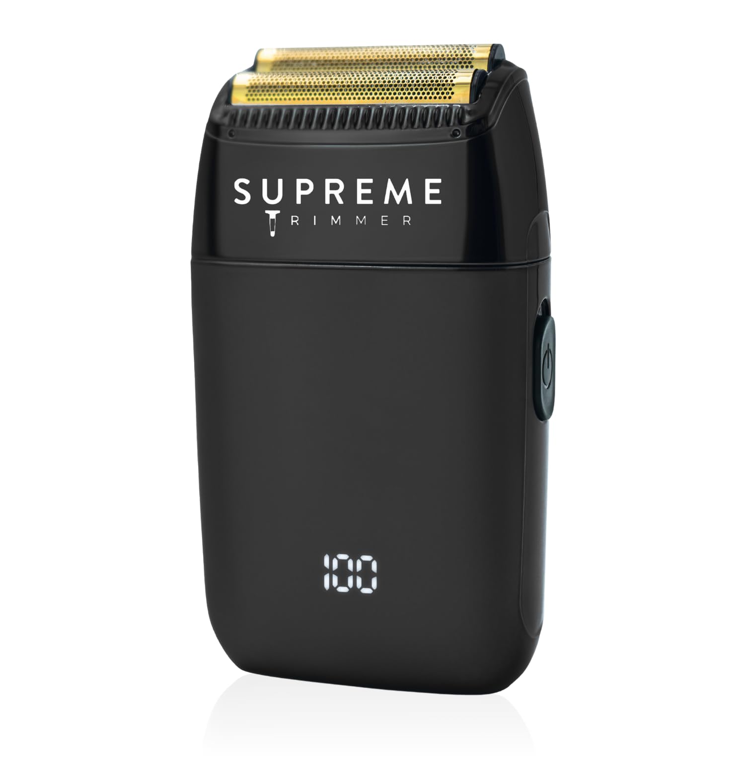 Supreme Trimmer Crunch Lite Foil Shaver for Men (60 Minute Runtime) Men's Electric Razor for Bald Head, Black