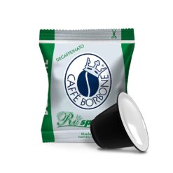 Caffe Borbone Nespresso Compatible Coffee Pods, DEK Blend Decaffeinated, Medium Roast, Decaf Espresso,100 Count