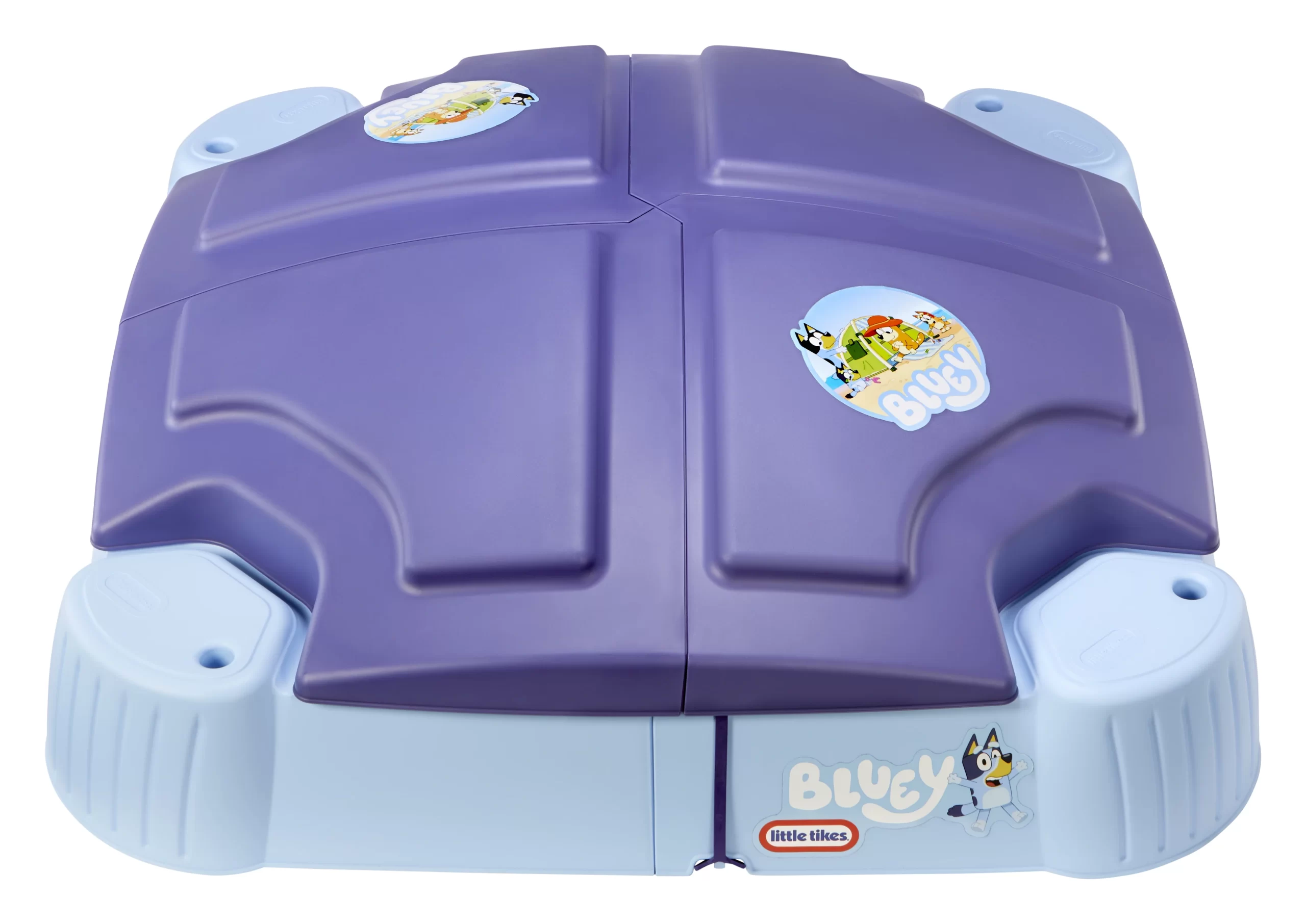 Little Tikes Bluey Beach Day Sandbox with 6 Accessories, Outdoor Sand Play for Kids Ages 1-6