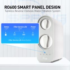 iSpring RO600-BN Dual-stage Multi-method Reverse Osmosis Filtration System