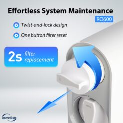 iSpring RO600-BN Dual-stage Multi-method Reverse Osmosis Filtration System