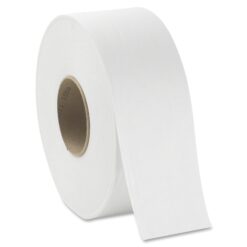 Georgia Pacific Blue Basic Jumbo JR. 2-Ply High - Capacity Toilet Paper, White, 8 Rolls Per Case