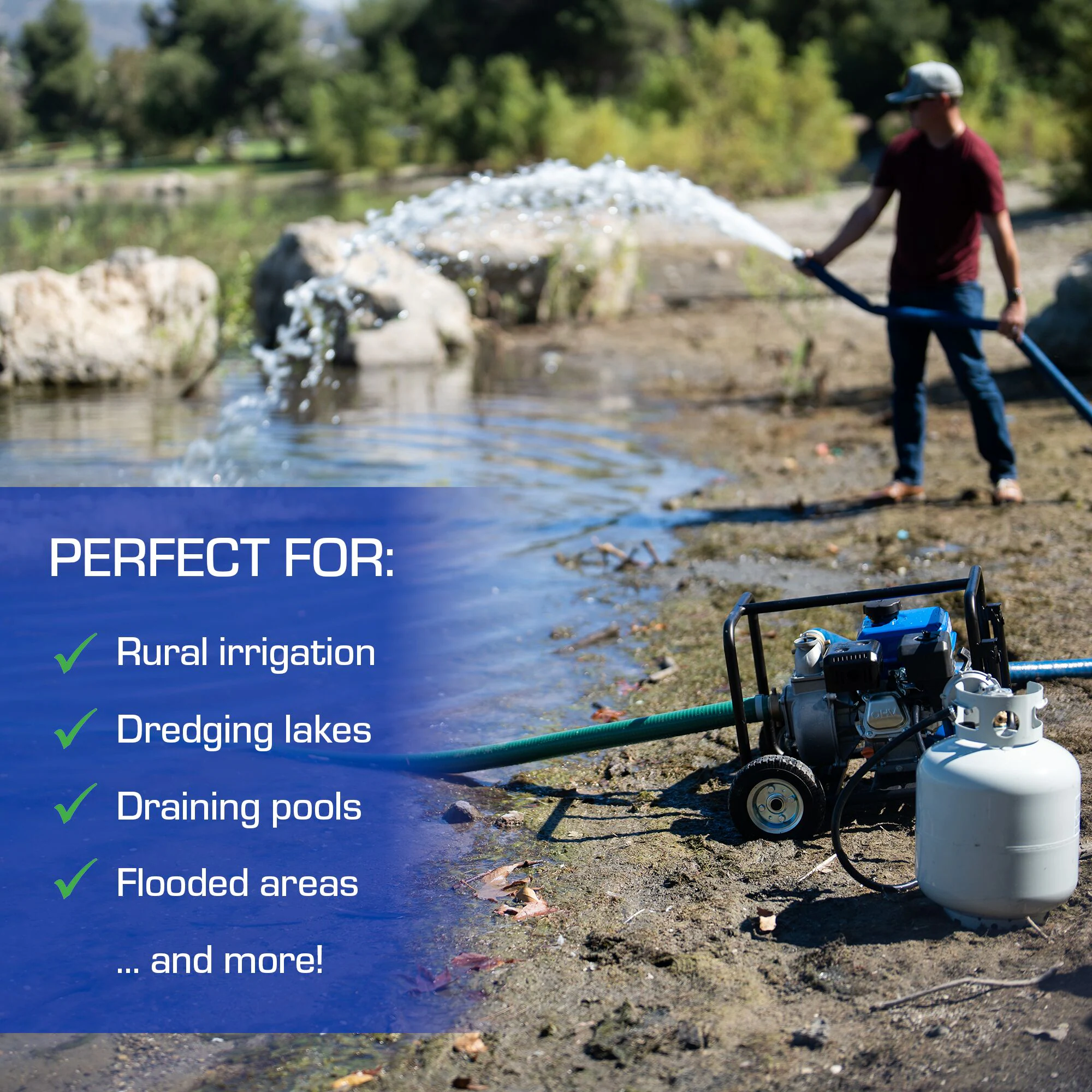 DuroMax 264-GPM Stainless Steel Transfer Pump