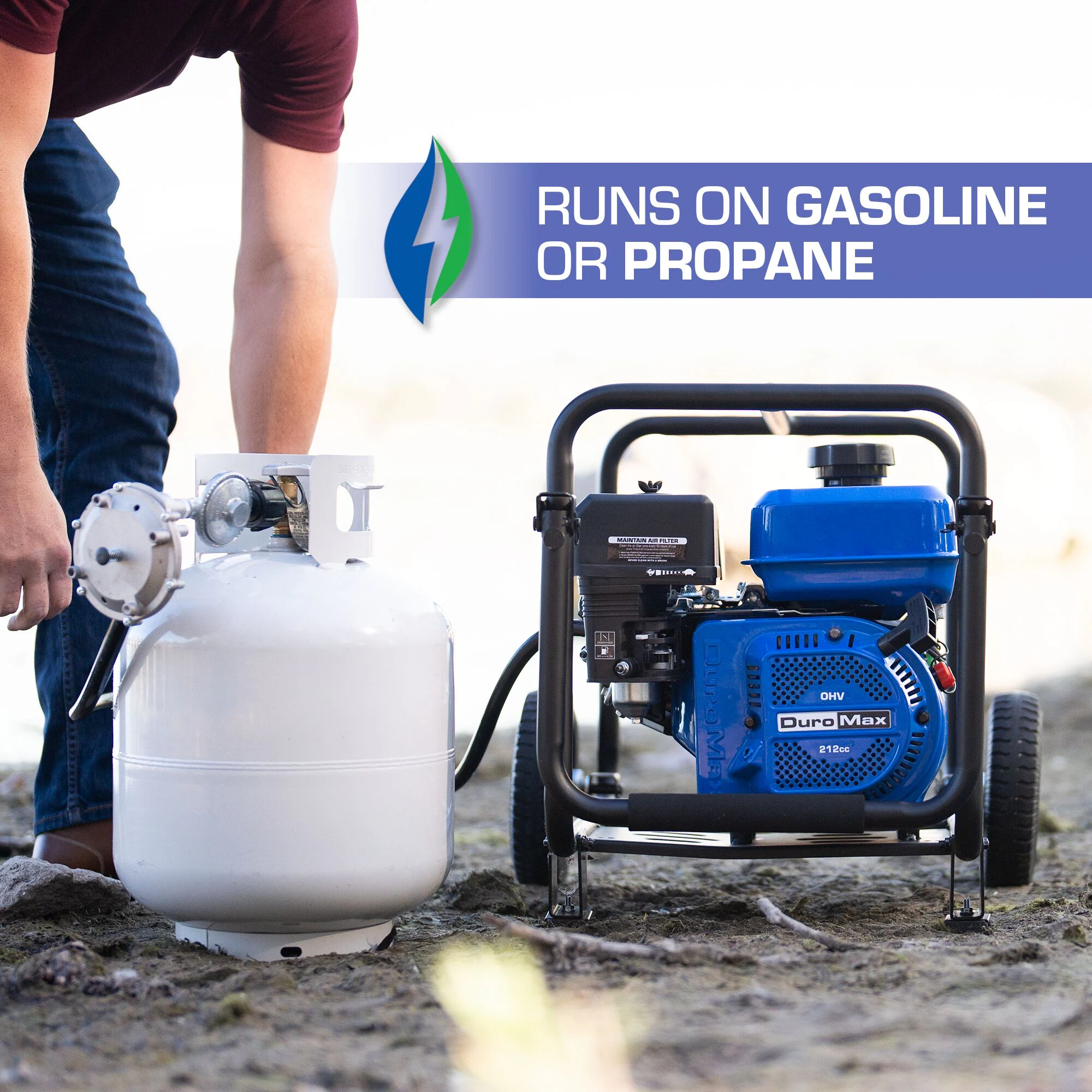 DuroMax 264-GPM Stainless Steel Transfer Pump