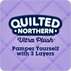 Quilted Northern Ultra Plush Toilet Paper, 24 Supreme Rolls = 105 Regular Rolls, 3-ply Bath Tissue