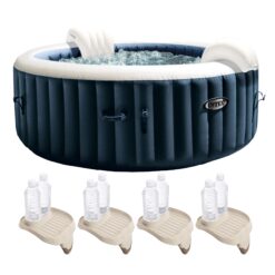 Intex PureSpa 140 Jet 4 -Person Inflatable Round Hot Tub (Cover Included)