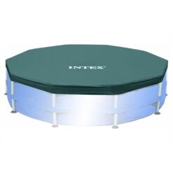 Intex 10-Feet x 10-Feet x 30-Inches Metal frame Round Above-Ground Pool with Pool Cover