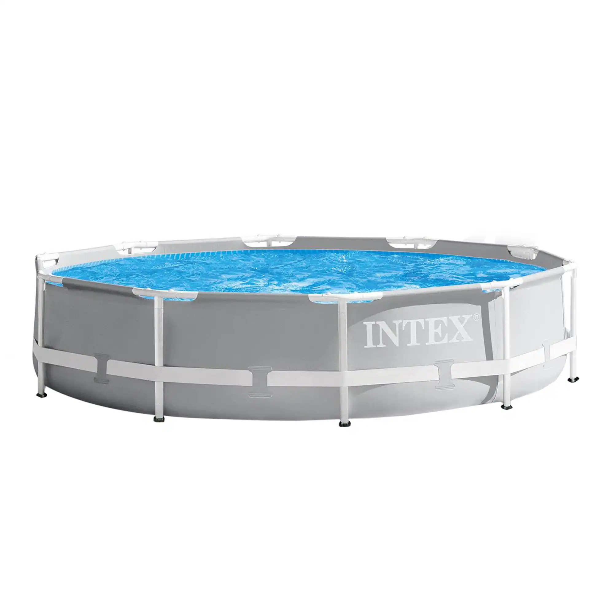 Intex 10-Feet x 10-Feet x 30-Inches Metal frame Round Above-Ground Pool with Filter Pump with Pool Cover