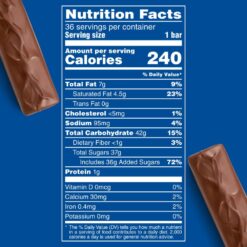 3 MUSKETEERS Milk Chocolate Candy Bars - Full Size Chocolate Bars, 1.92 oz Candy Bar (Pack of 36) Bulk Box