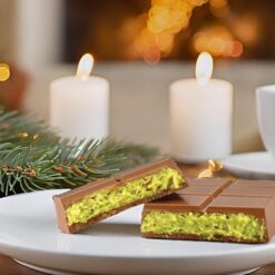 UniqBite Dubai Chocolate Bar Pistachio I Viral Knafeh Chocolate Bar with Pistachio Cream and Kataifi, 3 pack, Total 9.5 oz (270gr)