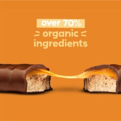 UNREAL Dark Chocolate Peanut Caramel Nougat Bars (30 Mini Bars), 70% Organic Ingredients, Fair Trade, Non-GMO, .67oz each