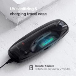 Aquasonic Black Series PRO – Ultra Whitening Toothbrush w UV Sanitizing Base – 5 Modes & Smart Timers