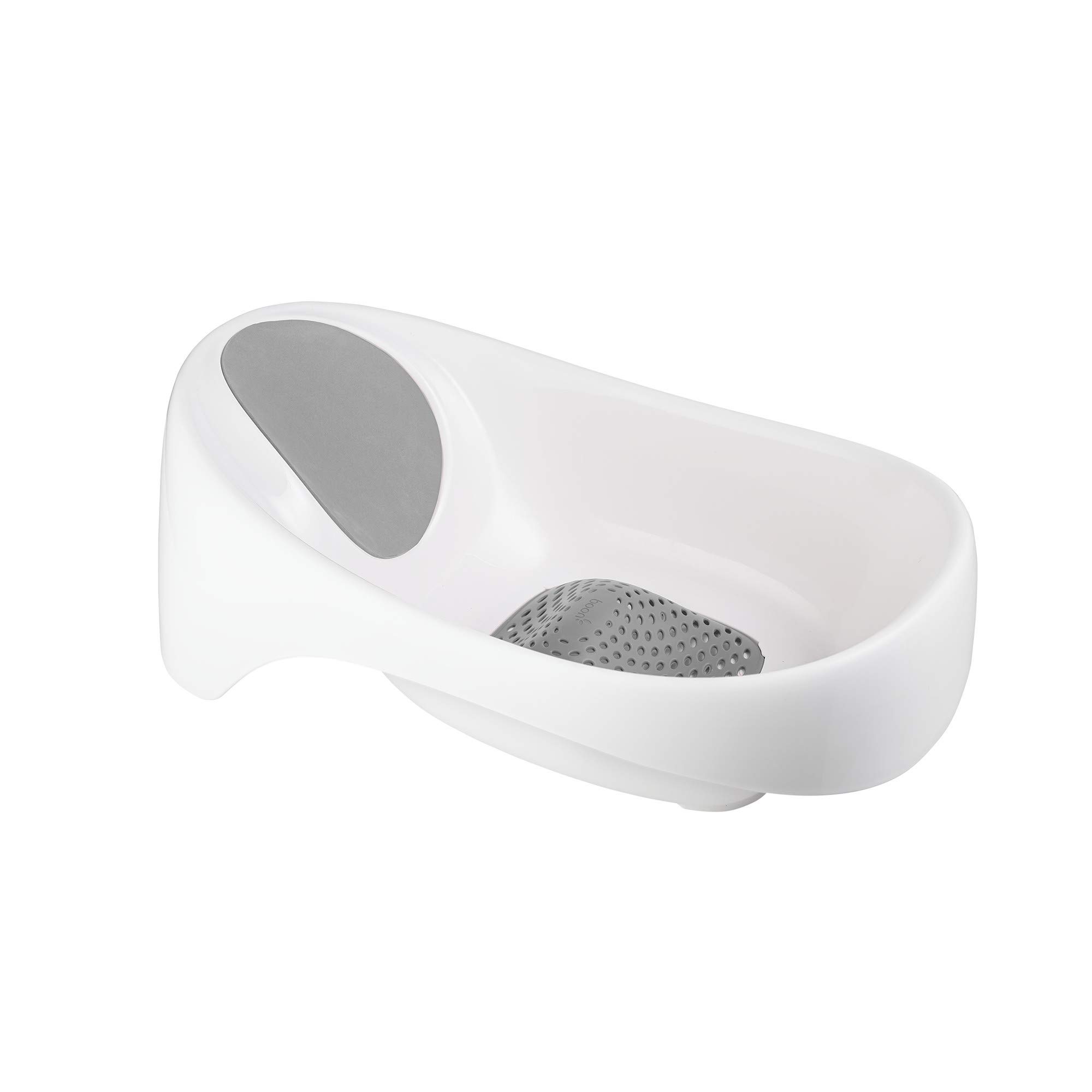Boon Soak 3 Stage Baby Bathtub - Baby Bath Tub with Three Support Positions for Newborn to Toddlers - Gray