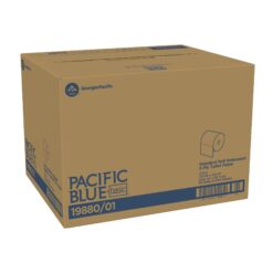 Georgia-Pacific Pacific Blue Basic 2-Ply Embossed Toilet Paper (previously branded Envision),19880/01,550 Sheets Per Roll, 80 Rolls Per Case