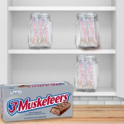 3 MUSKETEERS Milk Chocolate Candy Bars - Full Size Chocolate Bars, 1.92 oz Candy Bar (Pack of 36) Bulk Box
