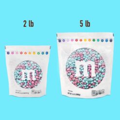 M&M’S Light Blue & Pink Milk Chocolate Candy - 2 lb Resealable Bag of M&M'S for Gender Reveals