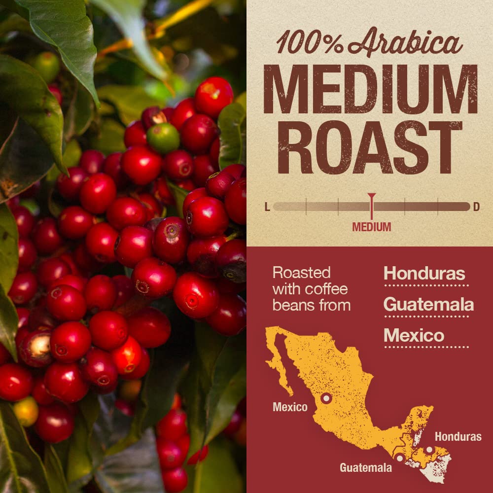 Mayorga Organic Coffee 5lb Mayan Blend Medium Roast Whole Bean Coffee Specialty Grade, Kosher