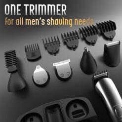 Ufree Beard Trimmer for Men, Waterproof Electric Razor for Nose, Body, Face and Mustache, Cordless Hair Clippers Shavers