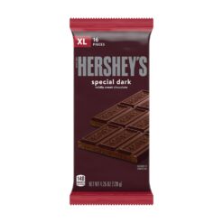 HERSHEY'S SPECIAL DARK Mildly Sweet Chocolate XL, Candy Bars, 4.25 oz (12 Count, 16 Pieces)
