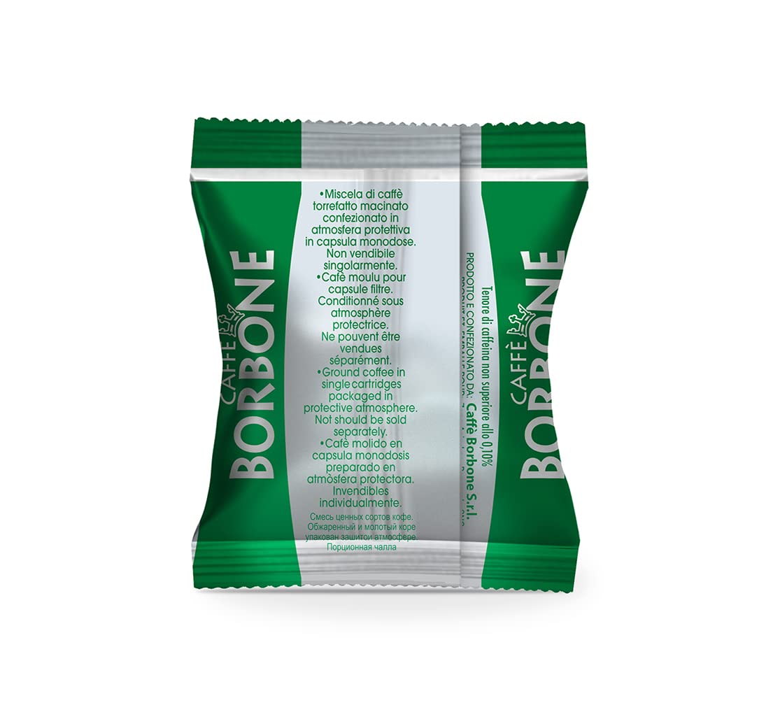 Caffe Borbone Nespresso Compatible Coffee Pods, DEK Blend Decaffeinated, Medium Roast, Decaf Espresso,100 Count
