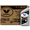 Valvoline Extended Protection Full Synthetic Motor Oil SAE 5W-20 1 QT, Case of 6