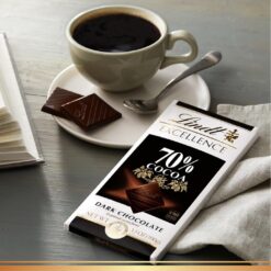 Lindt EXCELLENCE 70% Cocoa Dark Chocolate Bar, Easter Chocolate Candy, 3.5 oz. (12 Pack)