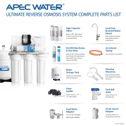 APEC Water ULTIMATE 5-stage Mechanical filtration Reverse Osmosis Filtration System