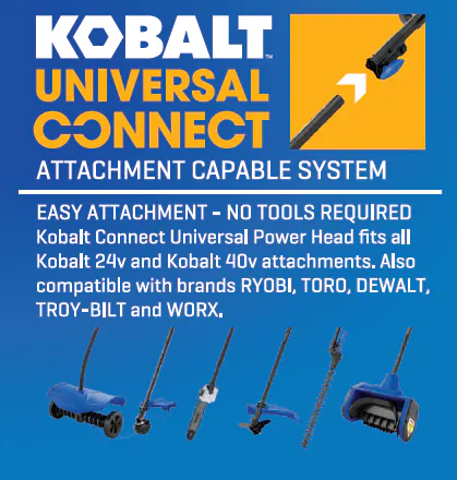 Kobalt Universal Connect Edger attachment