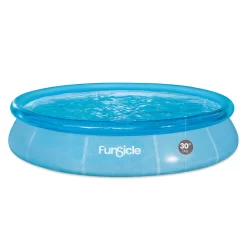 Funsicle 12-Feet x 12-Feet x 30-Inches Inflatable top ring Round Above-Ground Pool with Filter Pump