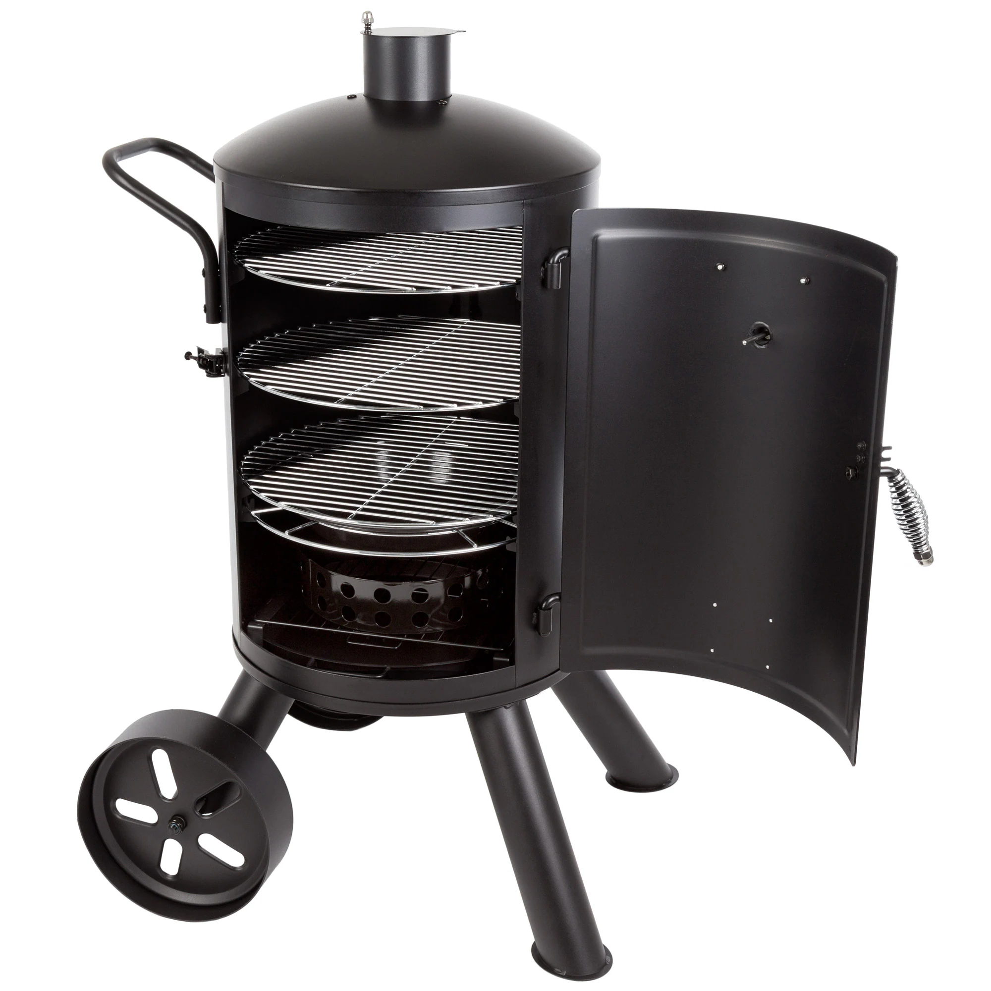Dyna-Glo Signature Series 681-Sq. Inches Black Vertical Charcoal Smoker