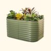 Vego Garden 42-Inches W x 60-Inches L x 32-Inches H Olive Green Metal Raised Garden Bed
