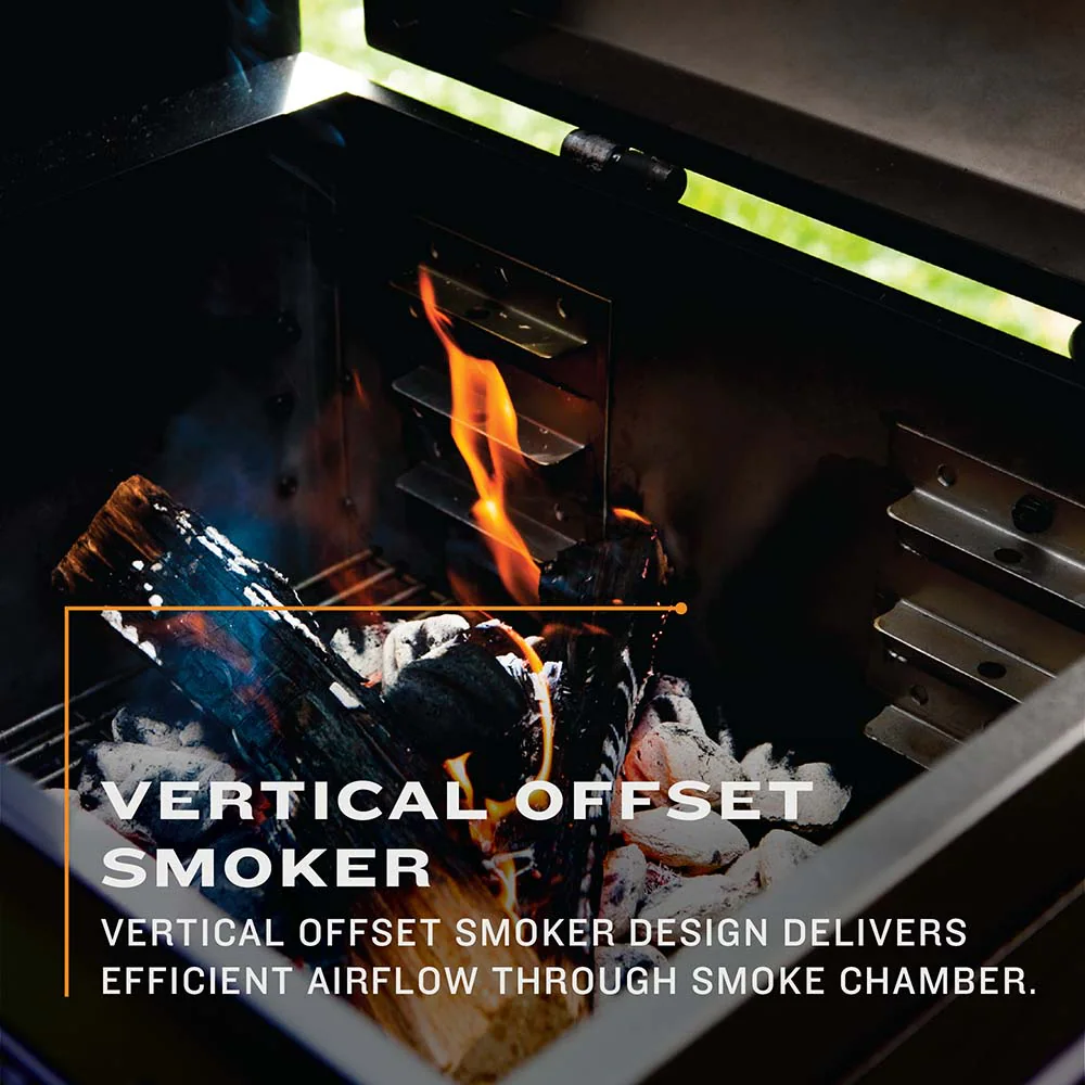 Oklahoma Joe's Bandera 992-Sq. Inches Black Vertical Charcoal Smoker