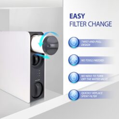 APEC Water ROTL-600-PH Triple-stage Multi-method Reverse Osmosis Filtration System