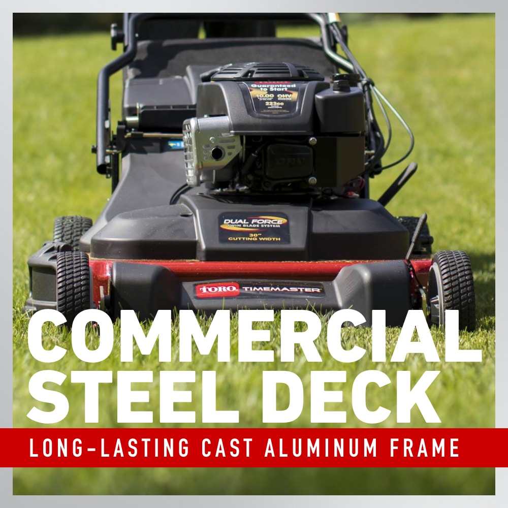Toro TimeMaster with Personal Pace 30-in Gas Self-propelled lawn mower with 223-Cu. cm Briggs and Stratton Engine