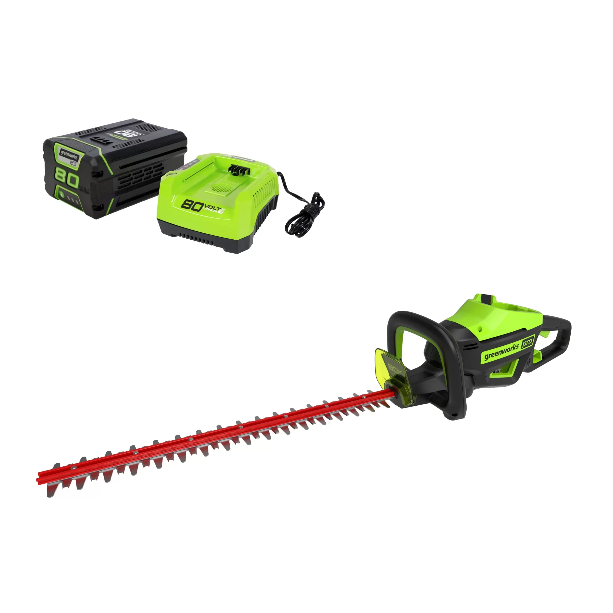 Greenworks 80-volt Max 26-in Battery Hedge Trimmer 2 Ah (Battery and Charger Included)