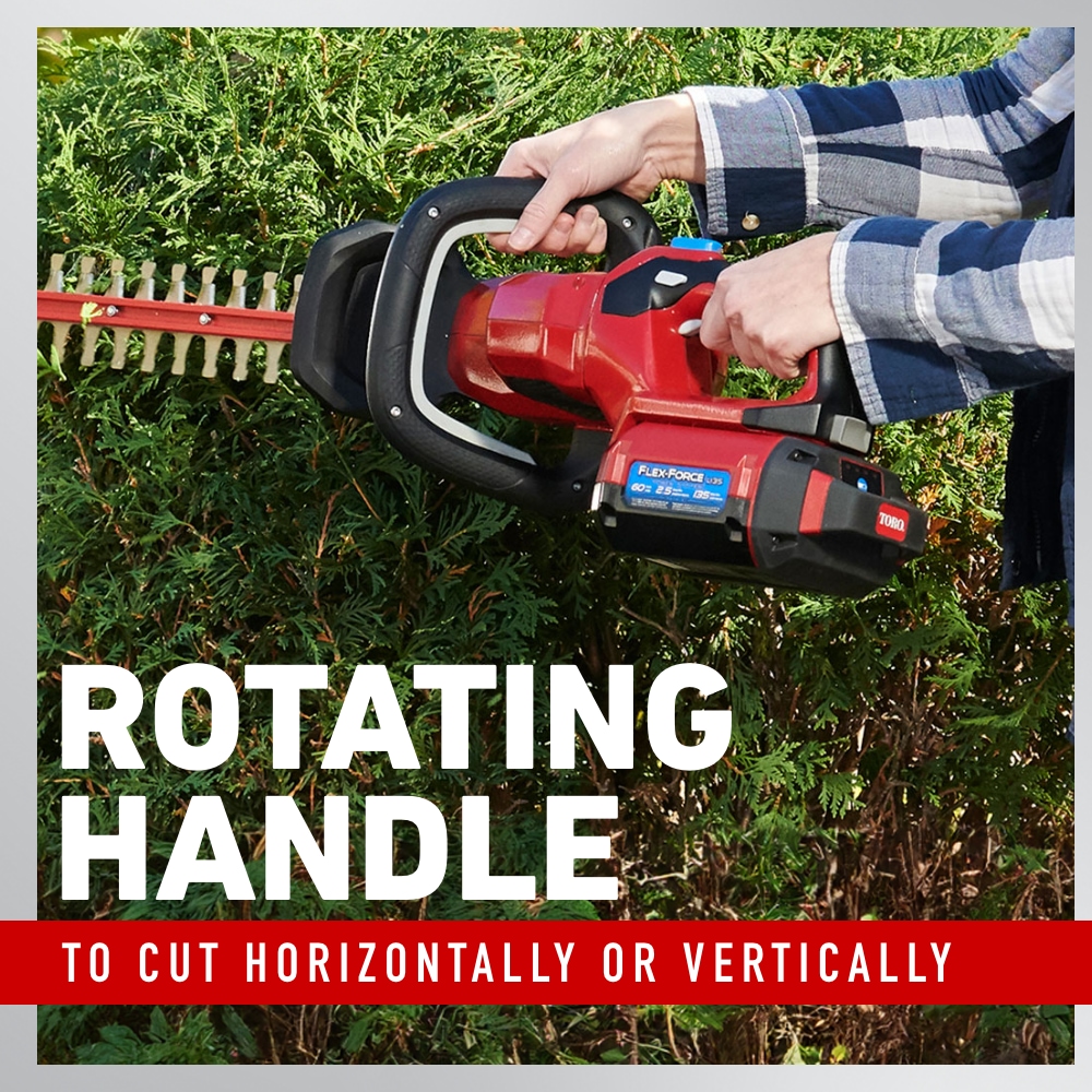 Toro Flex-Force 60-volt Max 24-in Battery Hedge Trimmer (Battery and Charger Not Included)