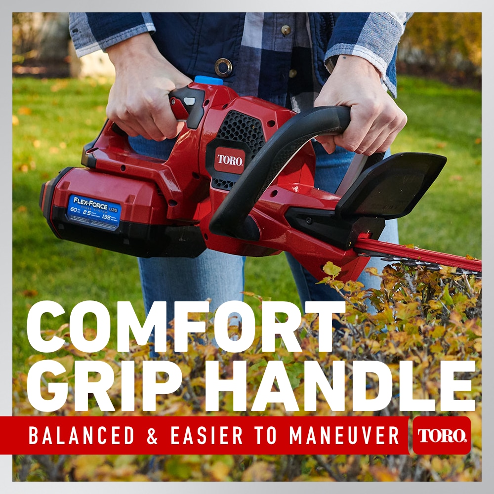 Toro Flex-Force 60-volt Max 24-in Battery Hedge Trimmer (Battery and Charger Not Included)