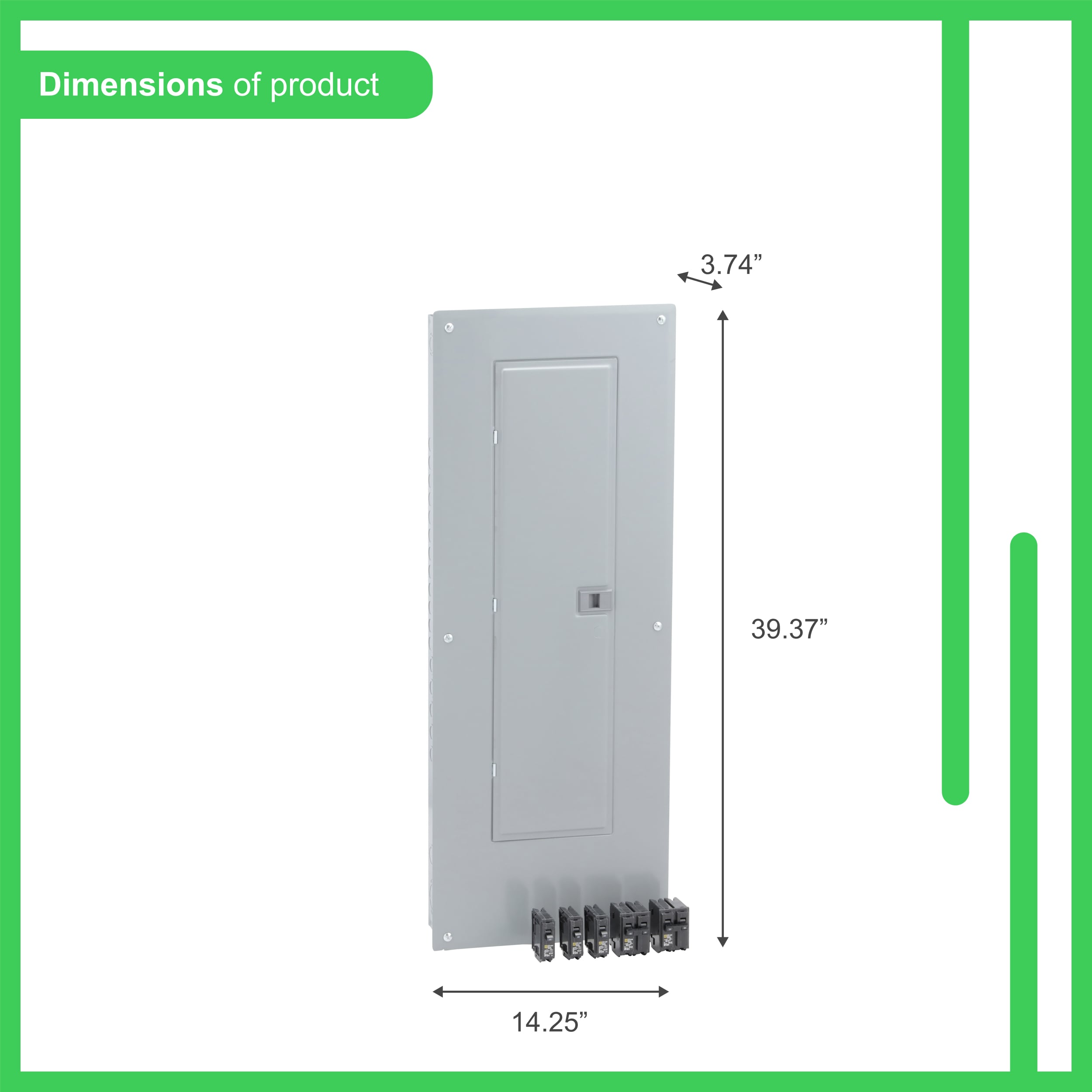Square D Homeline 200 -Amp 40 -Spaces 80 -Circuit Indoor Main breaker Plug-On Neutral Load Center (Value Pack)