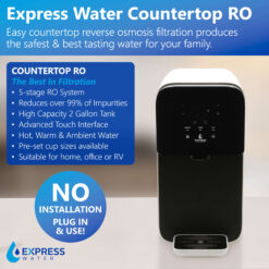 Alternative view of Express Water ROC001 5-stage Multi-method Reverse Osmosis Filtration System