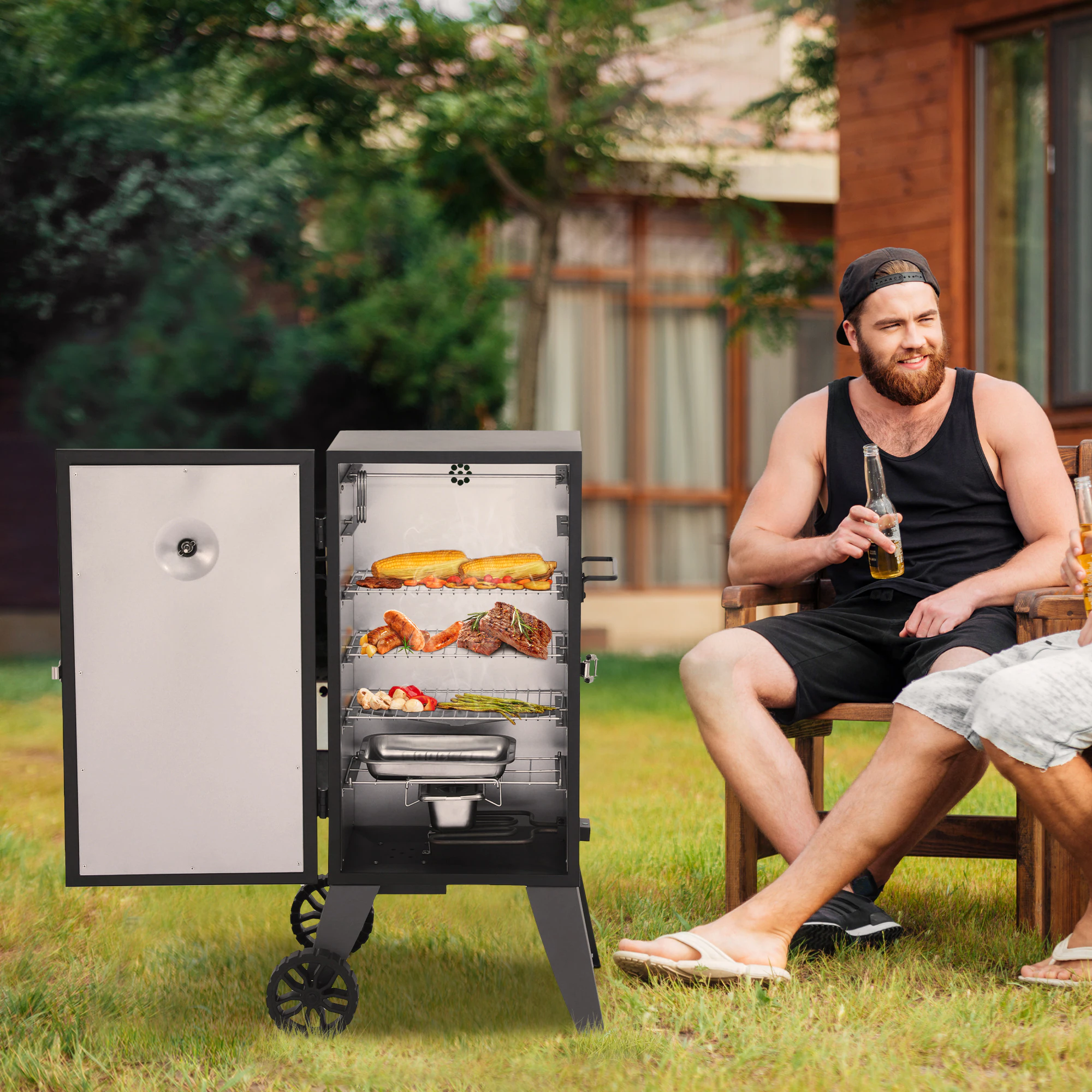 Royal Gourmet 454-Sq. Inches Black Electric Smoker