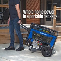 Westinghouse WGen10500TFc Remote Electric Start 13000 / 10500 -Watt Tri fuel Portable Generator