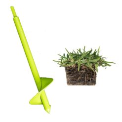 Bethel Farms SodPods St Augustine CitraBlue (64-Count)/SP Power Planter Bundle, Natural Affordable Lawn Improvement