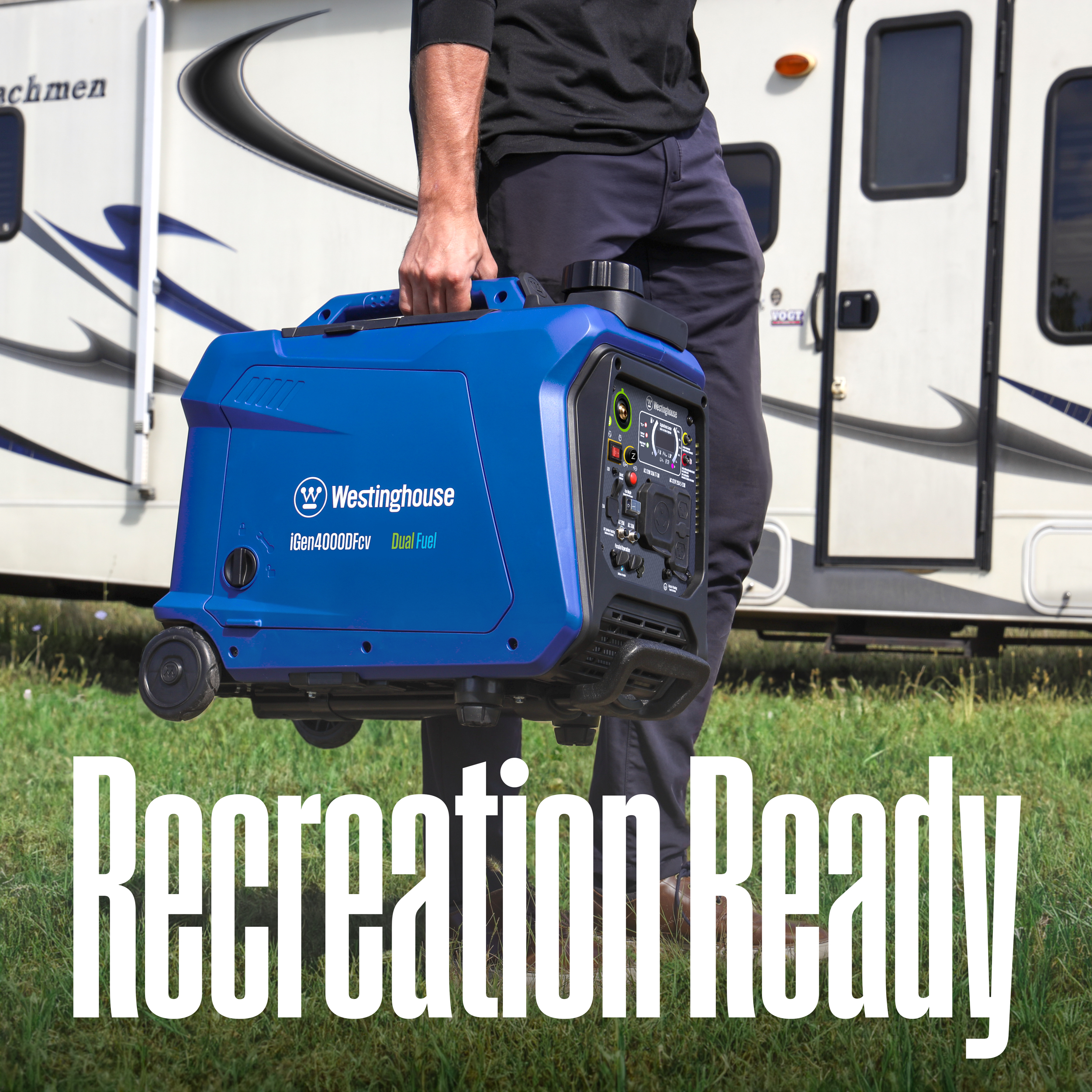 Westinghouse iGen4000DFcv Recoil Start 4000 -Watt Dual Fuel (Gasoline/Propane) Inverter Generator