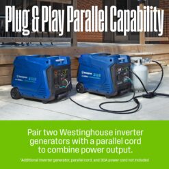 Westinghouse iGen5000DFcv Recoil Start 5000 -Watt Dual Fuel (Gasoline/Propane) Inverter Generator
