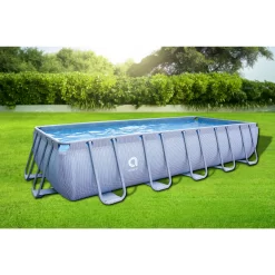 JLeisure 17.72-Feet x 8.2-Feet x 39.37-Inches Metal frame Rectangle Above-Ground Pool